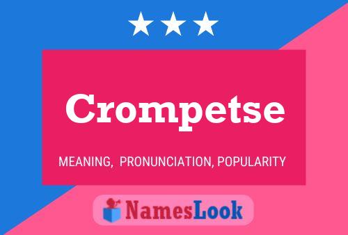 Crompetse Namensposter