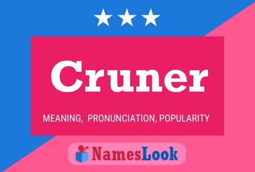 Cruner Namensposter