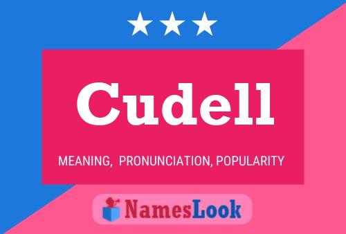 Cudell Namensposter