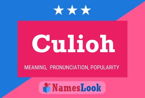 Culioh Namensposter