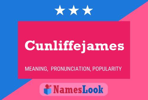 Cunliffejames Namensposter