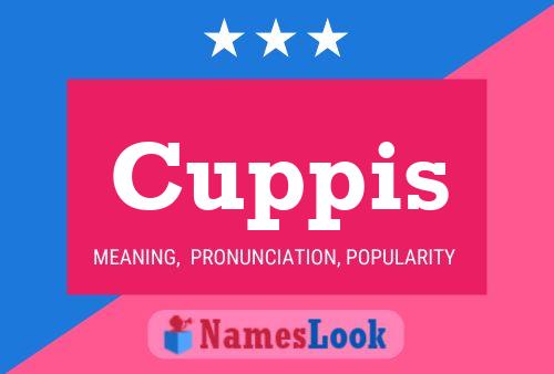 Cuppis Namensposter