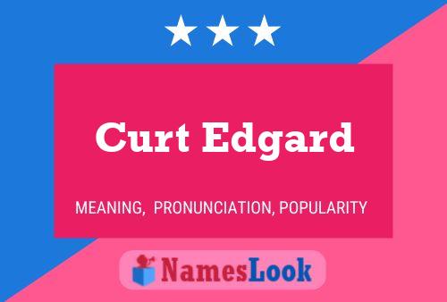 Curt Edgard Namensposter