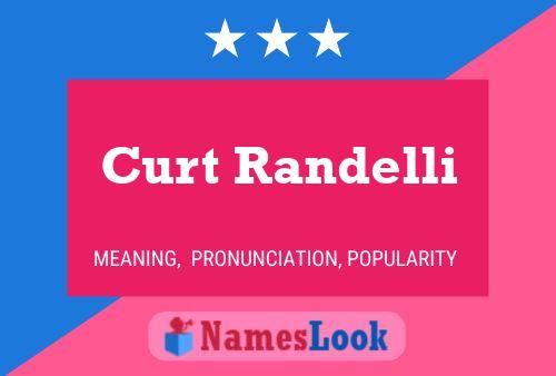 Curt Randelli Namensposter