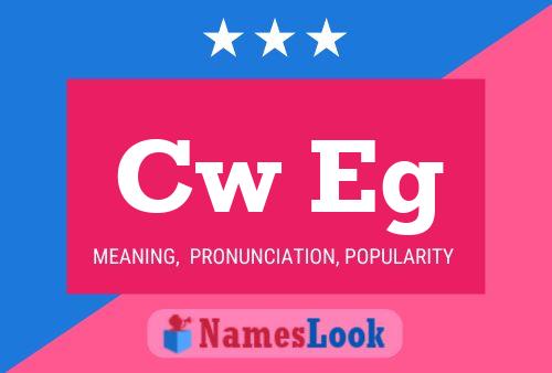 Cw Eg Namensposter