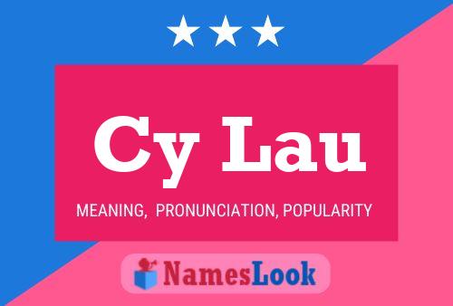 Cy Lau Namensposter