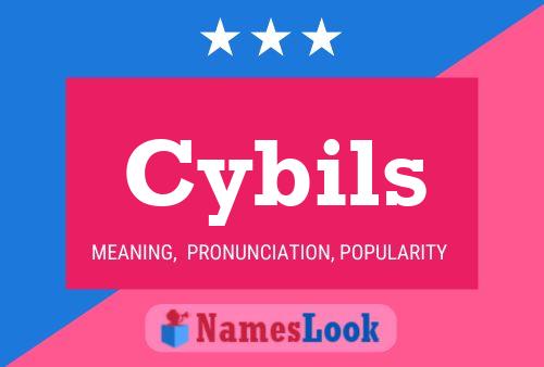 Cybils Namensposter