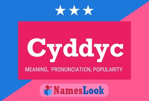 Cyddyc Namensposter