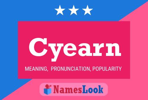 Cyearn Namensposter