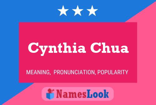 Cynthia Chua Namensposter