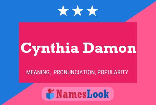 Cynthia Damon Namensposter