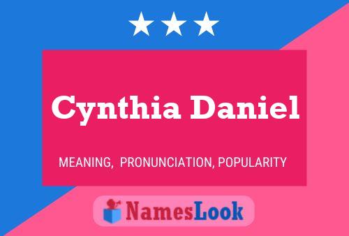 Cynthia Daniel Namensposter