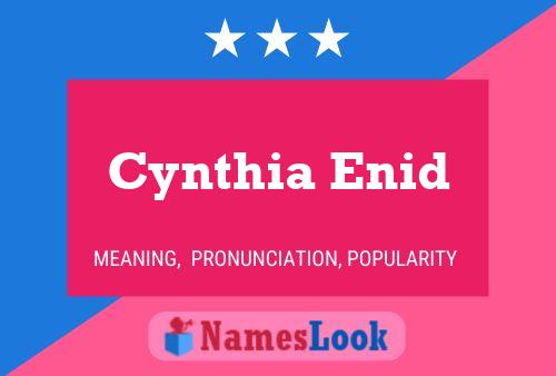 Cynthia Enid Namensposter