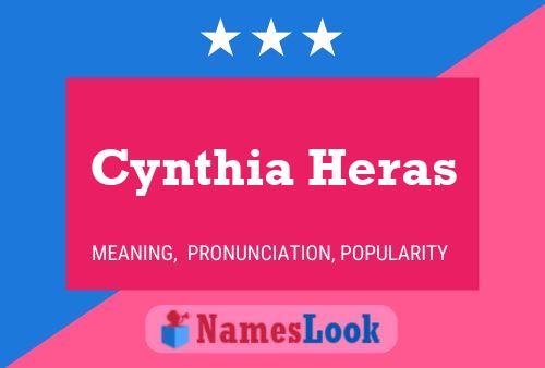 Cynthia Heras Namensposter