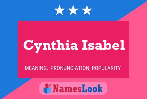 Cynthia Isabel Namensposter