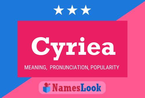 Cyriea Namensposter