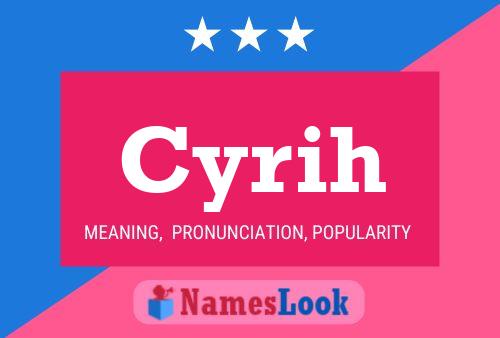 Cyrih Namensposter