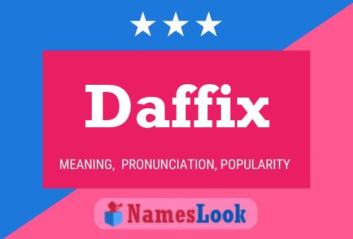 Daffix Namensposter