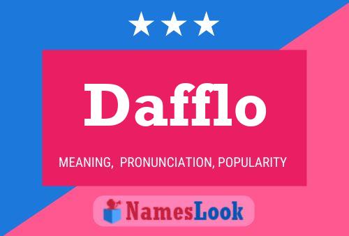 Dafflo Namensposter