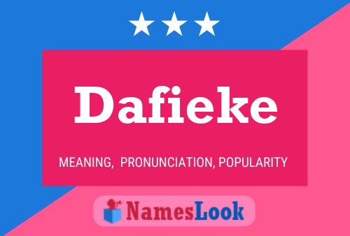 Dafieke Namensposter