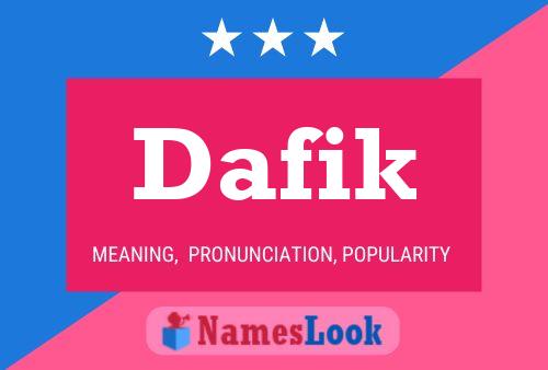 Dafik Namensposter