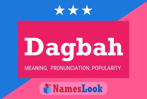 Dagbah Namensposter