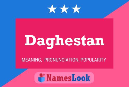 Daghestan Namensposter