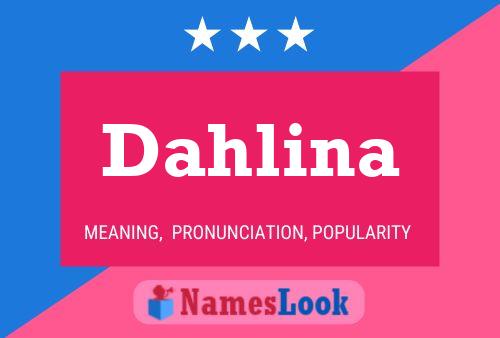 Dahlina Namensposter