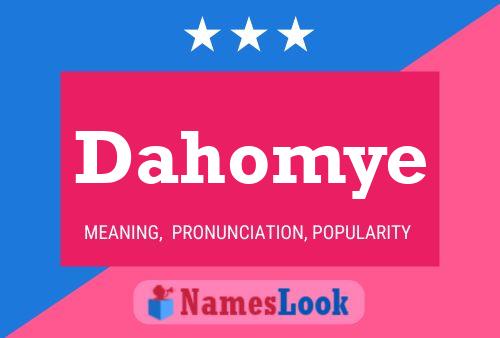 Dahomye Namensposter