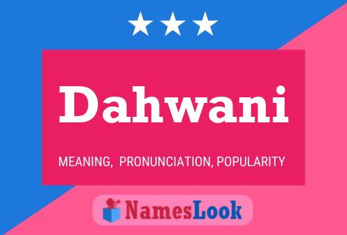 Dahwani Namensposter