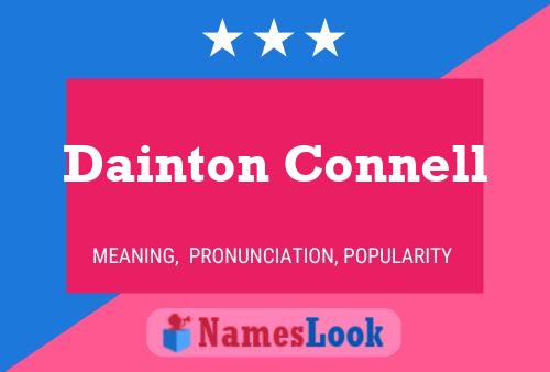 Dainton Connell Namensposter