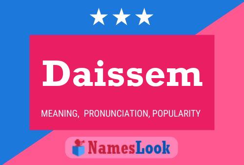 Daissem Namensposter