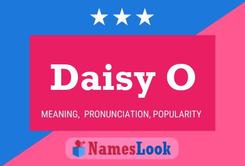 Daisy O Namensposter