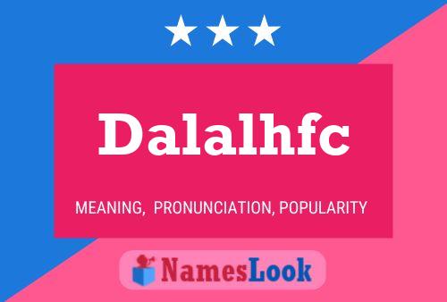 Dalalhfc Namensposter