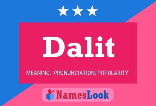 Dalit Namensposter