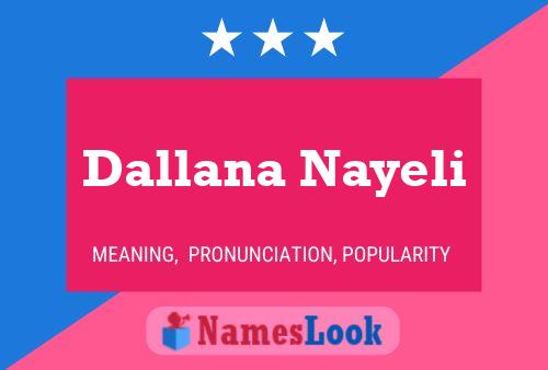 Dallana Nayeli Namensposter