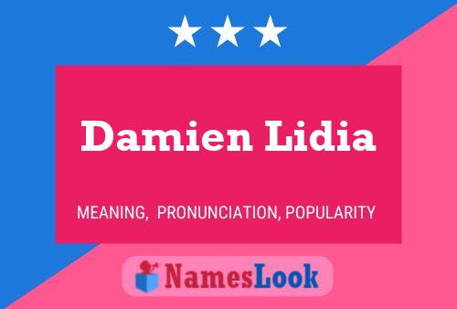 Damien Lidia Namensposter