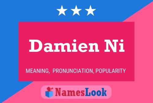 Damien Ni Namensposter