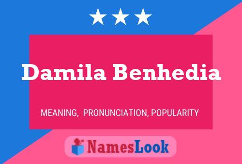 Damila Benhedia Namensposter