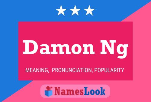 Damon Ng Namensposter