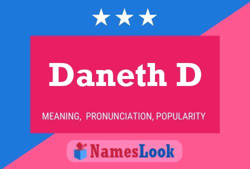 Daneth D Namensposter