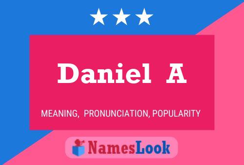 Daniel  A Namensposter