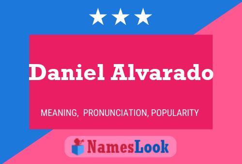 Daniel Alvarado Namensposter