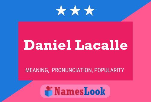 Daniel Lacalle Namensposter