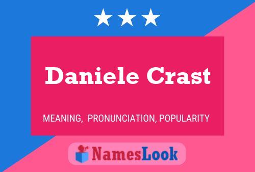 Daniele Crast Namensposter