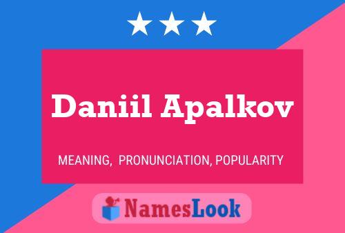 Daniil Apalkov Namensposter