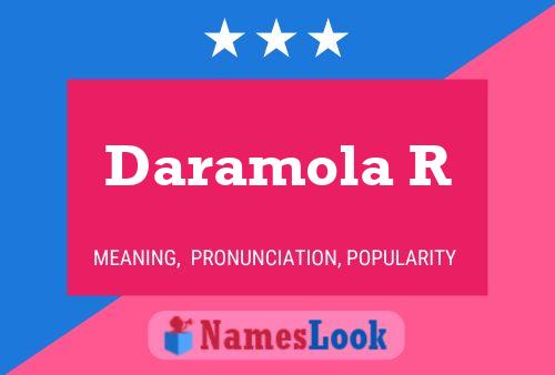 Daramola R Namensposter