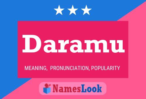 Daramu Namensposter