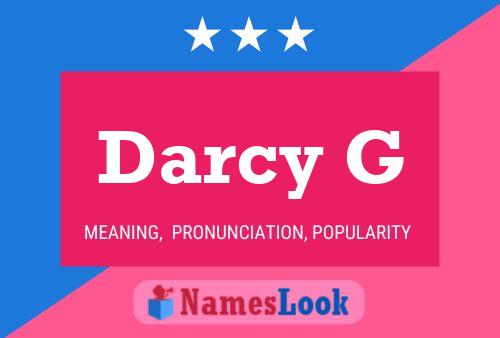 Darcy G Namensposter