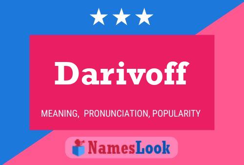 Darivoff Namensposter